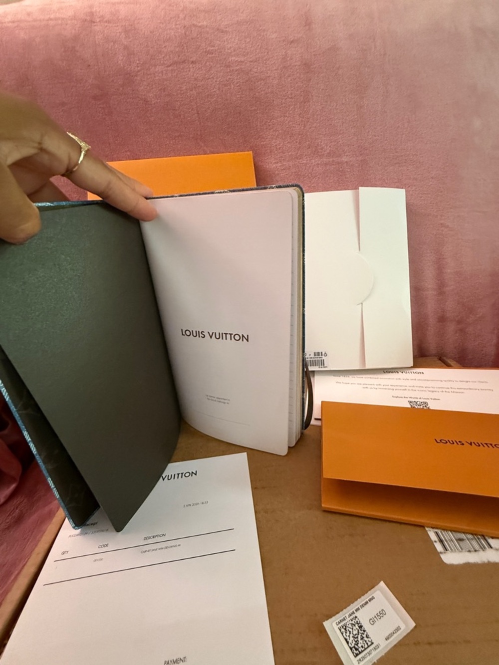 Limited Edition Louis Vuitton Jane Notebook MM Monogram Denim 📘 - Picture 9 of 15